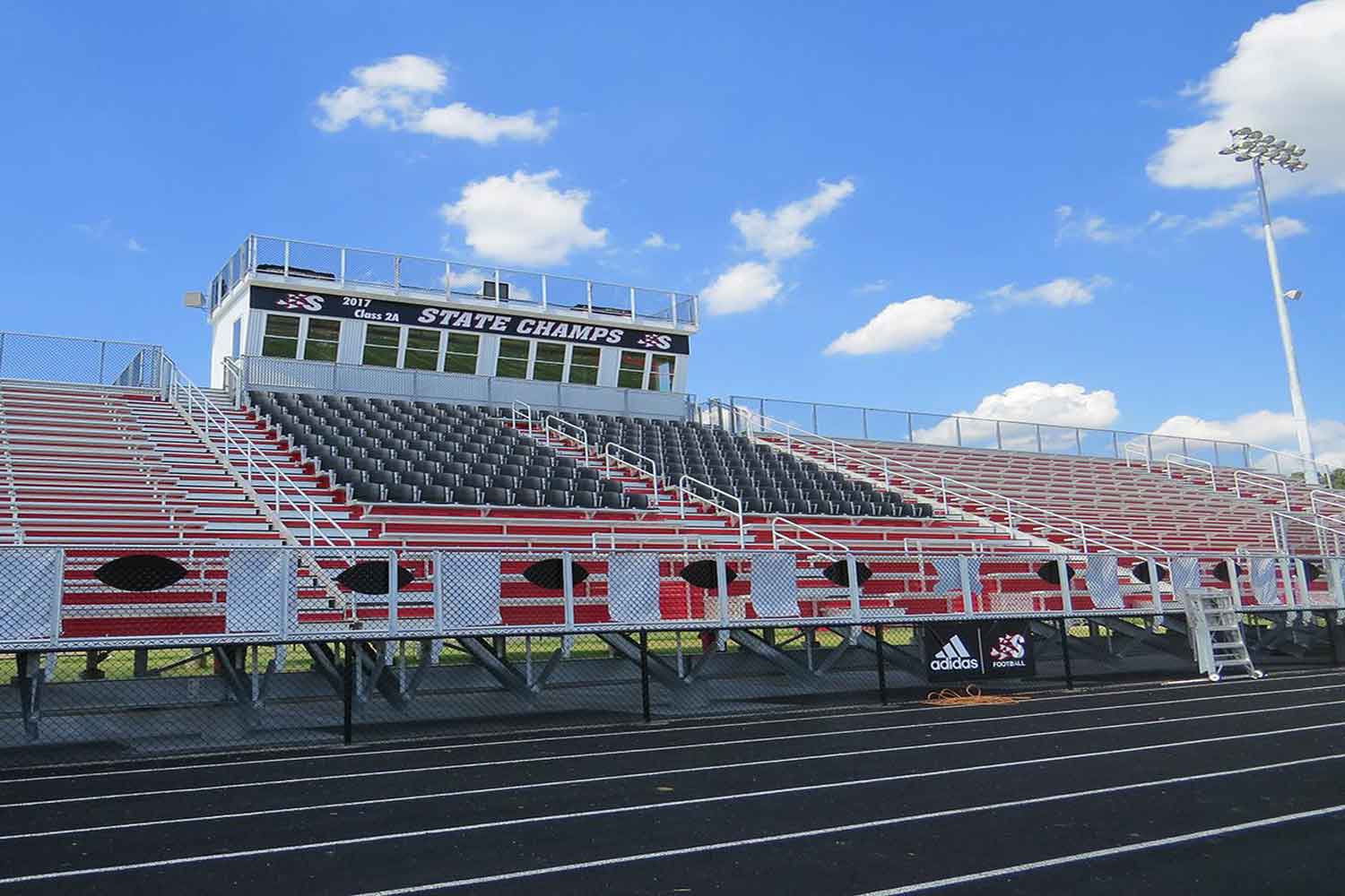 Sports Bleachers, Grandstands & Press Boxes MRC Recreation